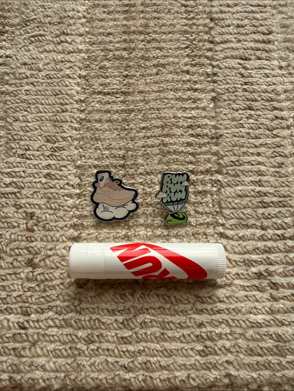 Runners Bundle! Nike Lip Balm Stick and Pins